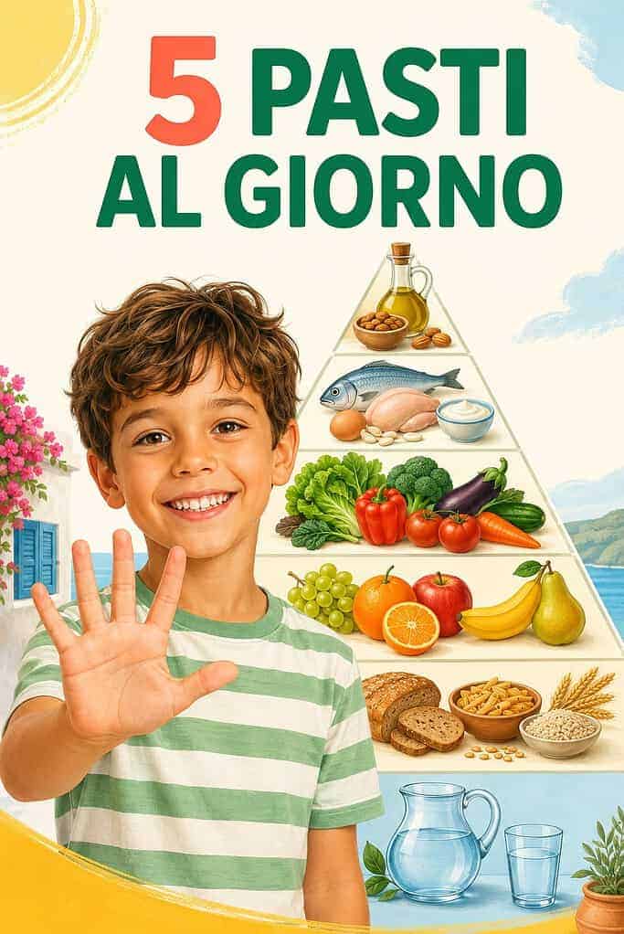 Educazione alimentare e salute orale 3 5 pasti al giorno colazionemerendapranzomerendacena