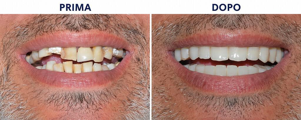 All-on-4 e All-on-6: denti fissi su impianti a Mestre e Mira 3 Dal provvisorio alla protesi definitiva